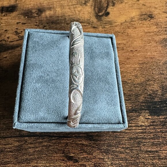 David Yurman Northwest Cuff Bracelet in Sterling Silver - 5mm - Size Large - Picture 14 of 16